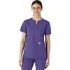 image:imageCarhartt Scrubs C12213 Womens Force Modern Fit Notch Neck Tunic TopGrape