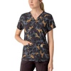 image:imageCarhartt Scrubs C13414 Womens Modern Fit VNeck Print Scrub Top XLarge Furry Fete