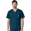 image:imageCarhartt Scrubs C16418 Mens Rugged Flex Modern Fit Ripstop Chest PockCaribbean Blue