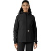 image:imageCarhartt Scrubs C85023 Womens Rugged Flex Modern Fit Bonded Fleece HoBlack