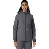 image:imageCarhartt Scrubs C85023 Womens Rugged Flex Modern Fit Bonded Fleece HoPewter