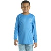 image:imageCarhartt Unisex Kids Long Sleeve Force Sun Defender TShirtBright Blue