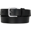 Classic Leather Buckle W/ Nickle Roller Finish (Black)