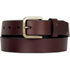 Classic Leather Buckle W/ Nickle Roller Finish (Brown)