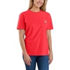 image:imageCarhartt Womens Iconic WK87 Pocket TShirt CloseoutBittersweet