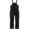 image:imageCarhartt Womens Loose Fit Washed Duck Insulated BiberallBlack