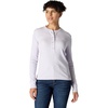 image:imageCarhartt Womens TENCEL Fiber Series Relaxed Fit LongSleeve Ribbed HenleyMica