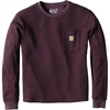image:imageCarhartt Womens Waffle Knit Loose Ls TShirtDeep Cherrywood