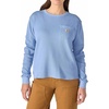 image:imageCarhartt Womens Waffle Knit Loose Ls TShirtWorkwear Blue