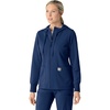 image:imageCarhartt Womens Womens Full Zip Waffle HoodieNavy