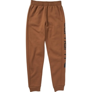 image:imageCarhartt Boys Fleece Logo Sweatpant  CottonBlend Fleece  Designed With An Elastic Waistband And Adjustable  Cozy WarmthCarhartt Brown