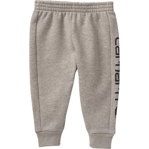 image:imageCarhartt Boys Fleece Logo Sweatpant  CottonBlend Fleece  Designed With An Elastic Waistband And Adjustable  Cozy WarmthGrey Heather