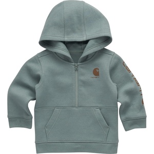 image:imageCarhartt Boys HalfZip Hooded Pullover Sweatshirt  Cotton Jersey  RibKnit Crewneck Holds Its Shape Throughout  AllDay ComfortPatina