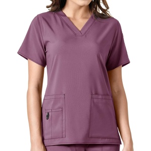 image:imageCarhartt CrossFlex Scrubs for Women VNeck Scrub TopsAmethyst