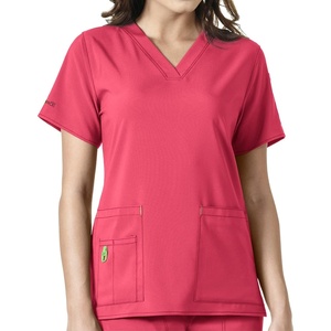 image:imageCarhartt CrossFlex Scrubs for Women VNeck Scrub TopsAzalea