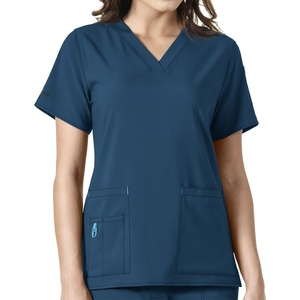 image:imageCarhartt CrossFlex Scrubs for Women VNeck Scrub TopsCaribbean