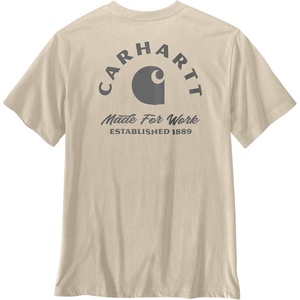 image:imageCarhartt Mens 107317 Irvine Relaxed Work TShirtOat Milk