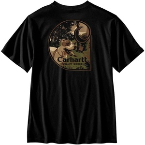 image:imageCarhartt Mens 107448 Relaxed Fit Lightweight ShortSleeve Dog Graphic TShirtBlack