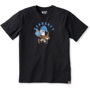 image:imageCarhartt Mens 107791 Irvine Relaxed Football TShirtBlack