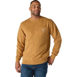 image:imageCarhartt Mens Durham Garment Dyed Crewneck SweatshirtCarhartt Brown