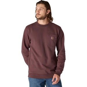 image:imageCarhartt Mens Durham Garment Dyed Crewneck SweatshirtDark Sepia