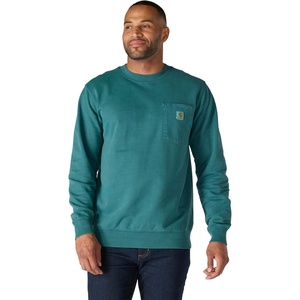 image:imageCarhartt Mens Durham Garment Dyed Crewneck SweatshirtGreenstone