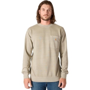 image:imageCarhartt Mens Durham Garment Dyed Crewneck SweatshirtGreige
