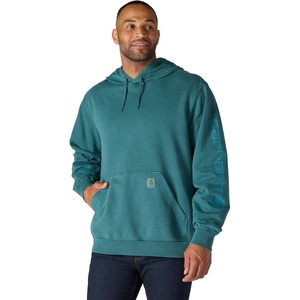 image:imageCarhartt Mens Durham Garment Dyed Logo SweatshirtGreenstone