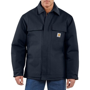 image:imageCarhartt Mens Firm Duck Traditional CoatDark Navy