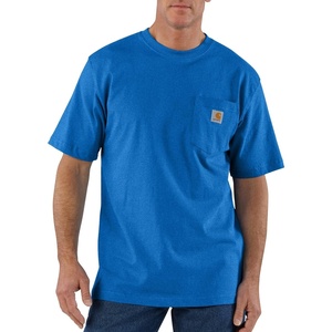 image:imageCarhartt Mens Iconic K87 Pocket TShirt CloseoutBeacon Blue Heather