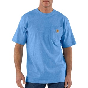image:imageCarhartt Mens Iconic K87 Pocket TShirt CloseoutBlue Lagoon Heather