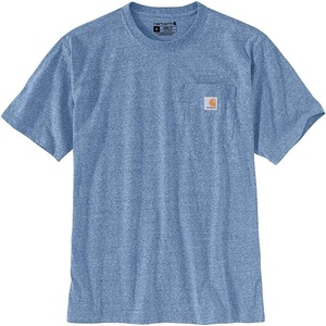 image:imageCarhartt Mens Iconic K87 Pocket TShirt CloseoutCoastal Snow Heather