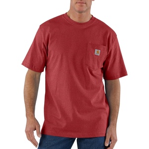 image:imageCarhartt Mens Iconic K87 Pocket TShirt CloseoutCrabapple Heather