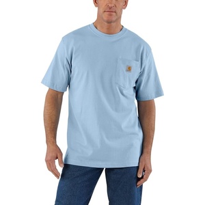 image:imageCarhartt Mens Iconic K87 Pocket TShirt CloseoutFog Blue