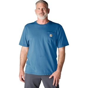 image:imageCarhartt Mens Iconic K87 Pocket TShirt CloseoutHorizon Blue