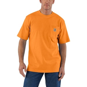 image:imageCarhartt Mens Iconic K87 Pocket TShirt CloseoutMarmalade Heather