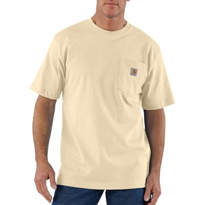 image:imageCarhartt Mens Iconic K87 Pocket TShirt CloseoutOat Milk
