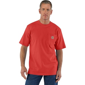 image:imageCarhartt Mens Iconic K87 Pocket TShirt CloseoutRoasted Tomato