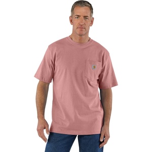 image:imageCarhartt Mens Iconic K87 Pocket TShirt CloseoutRose Tint Heather