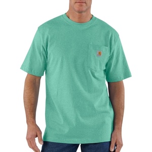 image:imageCarhartt Mens Iconic K87 Pocket TShirt CloseoutSea Green Heather