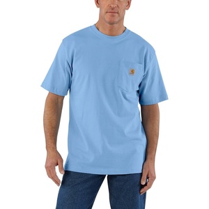 image:imageCarhartt Mens Iconic K87 Pocket TShirt CloseoutSkystone Heather