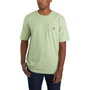 image:imageCarhartt Mens Iconic K87 Pocket TShirt CloseoutSoft Green Nep