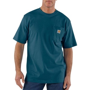 image:imageCarhartt Mens Iconic K87 Pocket TShirt CloseoutStream Blue