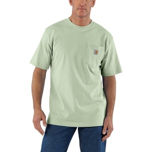 image:imageCarhartt Mens Iconic K87 Pocket TShirt CloseoutTender Greens