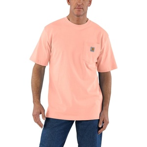 image:imageCarhartt Mens Iconic K87 Pocket TShirt CloseoutTropical Peach