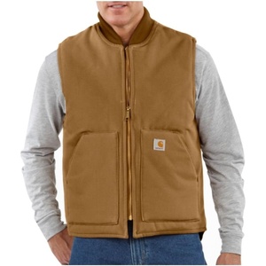 image:imageCarhartt Mens Iconic V01 Firm Duck VestBrown