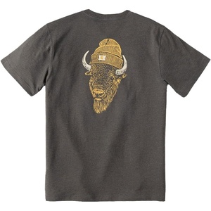 image:imageCarhartt Mens Irvine Relaxed Bison TShirtCarbon Heather