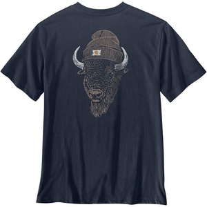 image:imageCarhartt Mens Irvine Relaxed Bison TShirtNavy