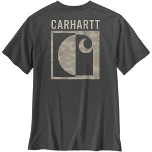 image:imageCarhartt Mens Irvine Relaxed Block Camo TShirtCarbon Heather