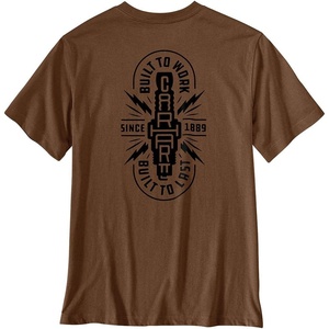 image:imageCarhartt Mens Irvine Relaxed Built TShirtRed Duck Heather